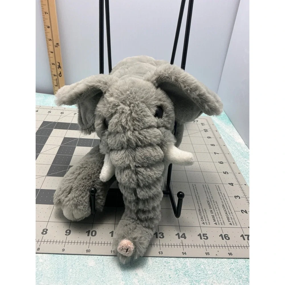 FAO Schwarz Plush Gray Elephant Stuffed Animal Toy Large 30‎ Inch